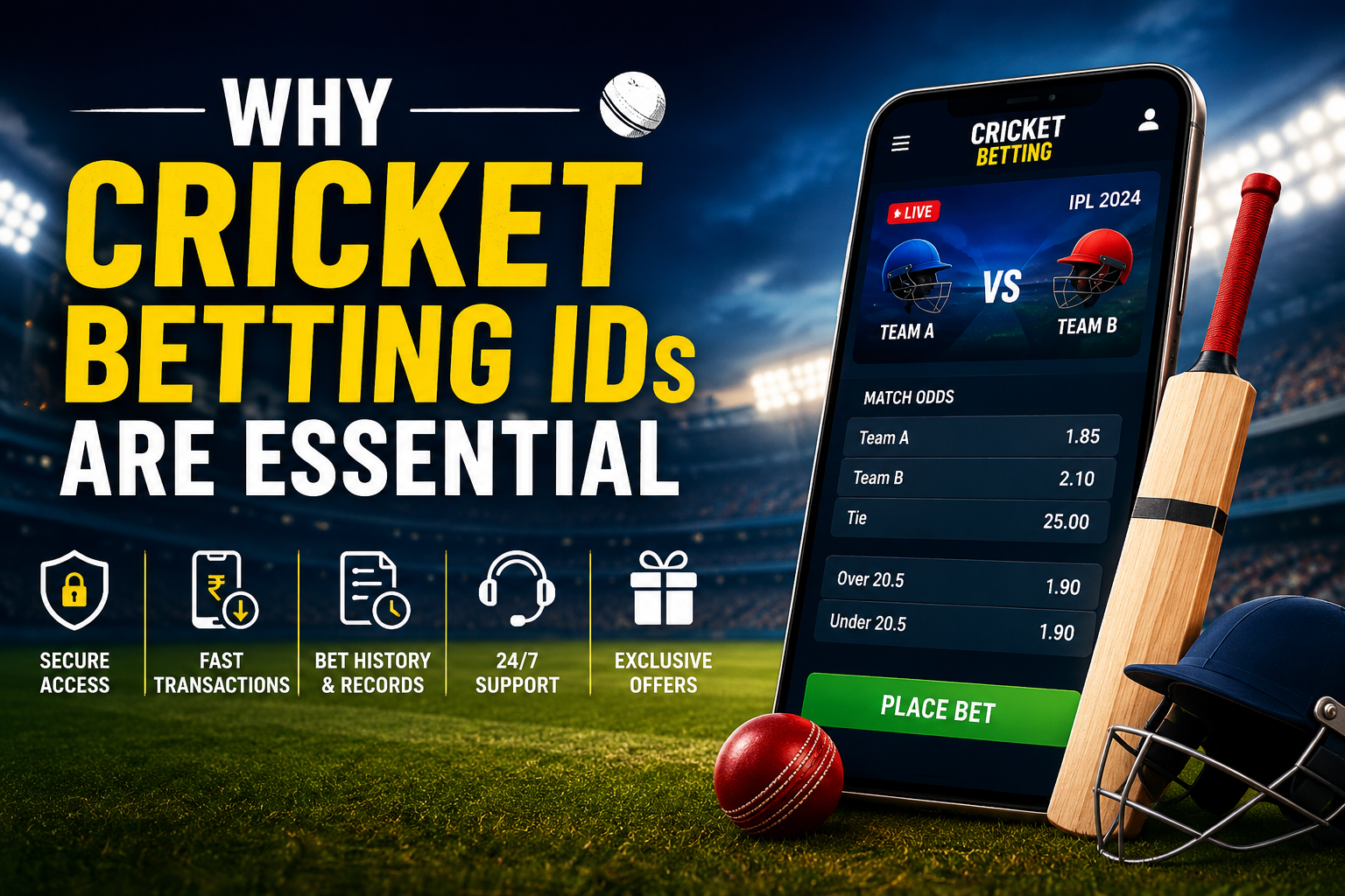 Why Cricket Betting IDs Are Essential
