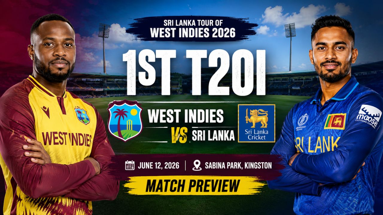 West Indies Eye Fresh Start as Sri Lanka Arrive for T20I Challenge in Kingston