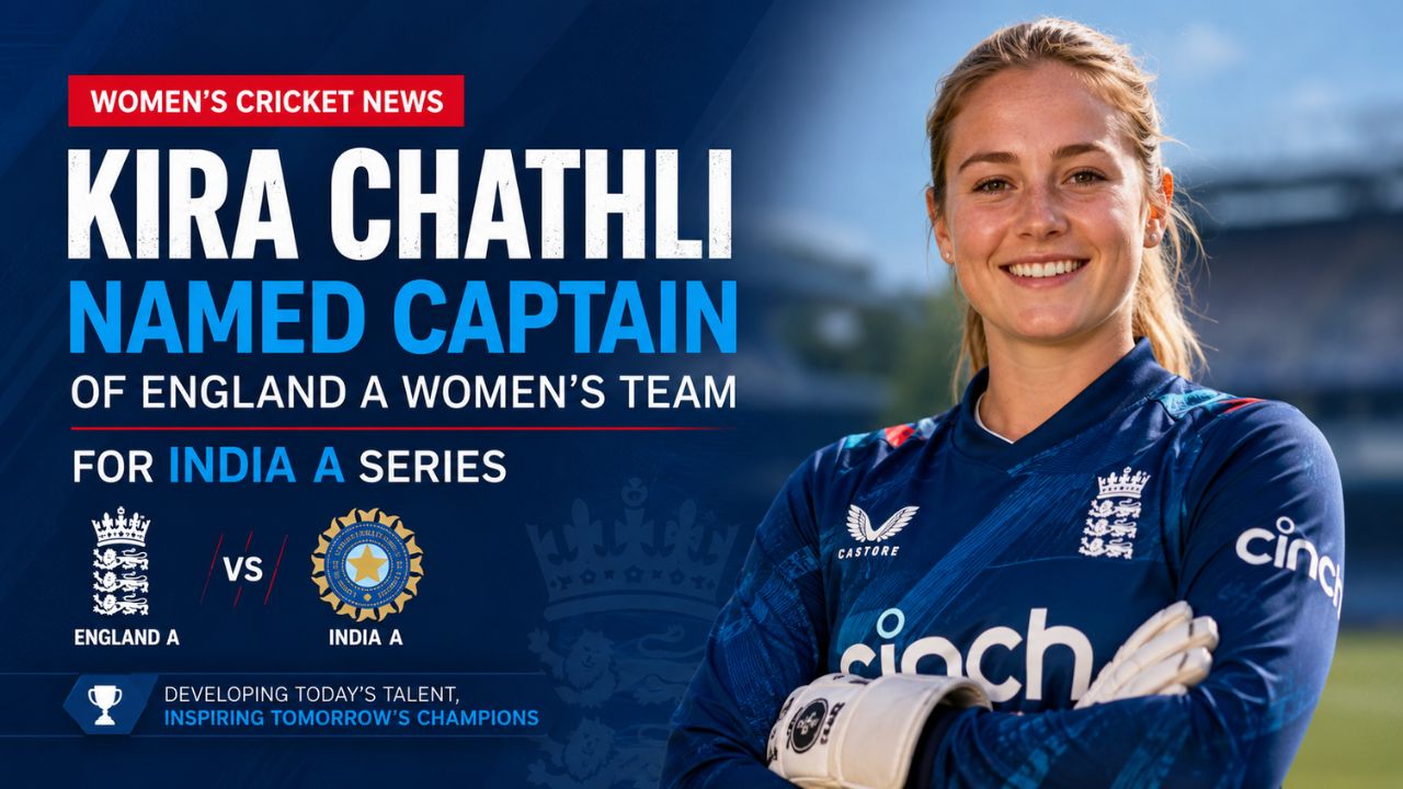 Kira Chathli to Lead England A Women vs India As Captain